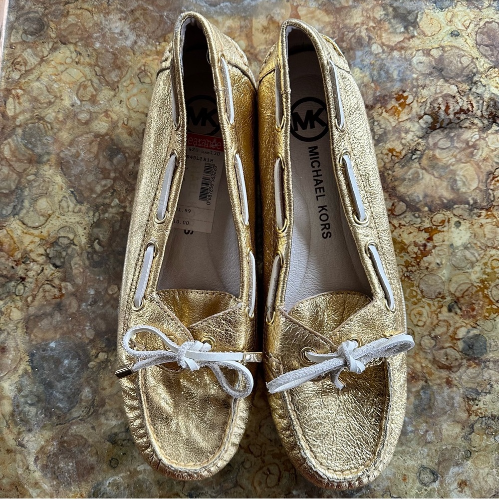Michael Kors Gold Women's Loafers